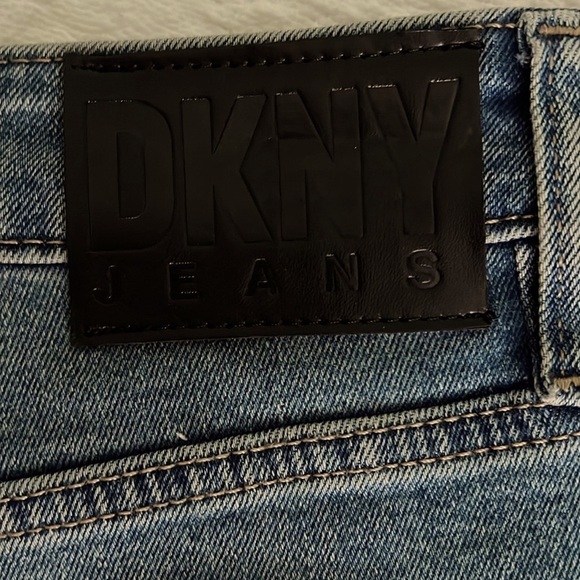 DKNY Demin Mini Skirt - Picture 6 of 8